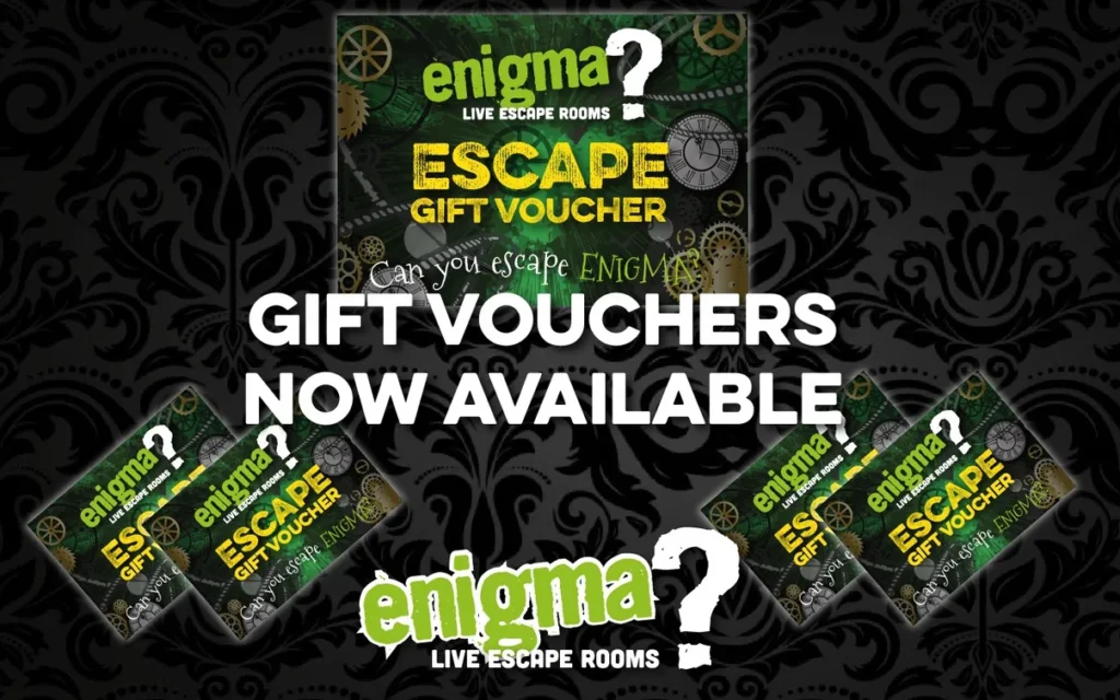 Enigma Rooms gift vouchers